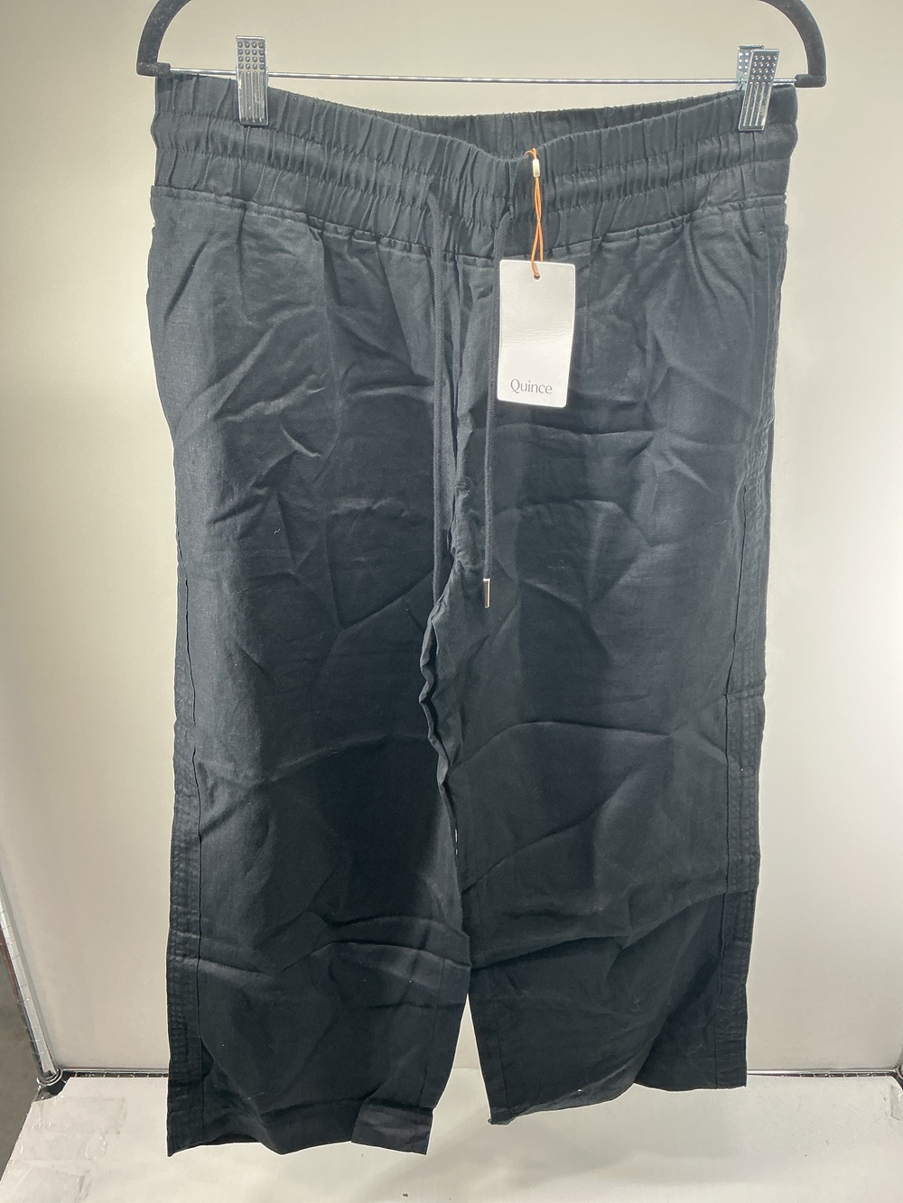 100% European Linen Wide Leg Pants - 28"